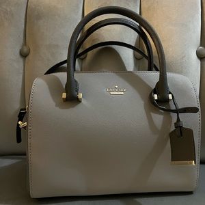 Kate Spade Cameron Street Leather Satchel in Steelgrey (new)